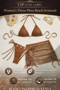 Women’s Three-Piece Beach Swimsuit Set