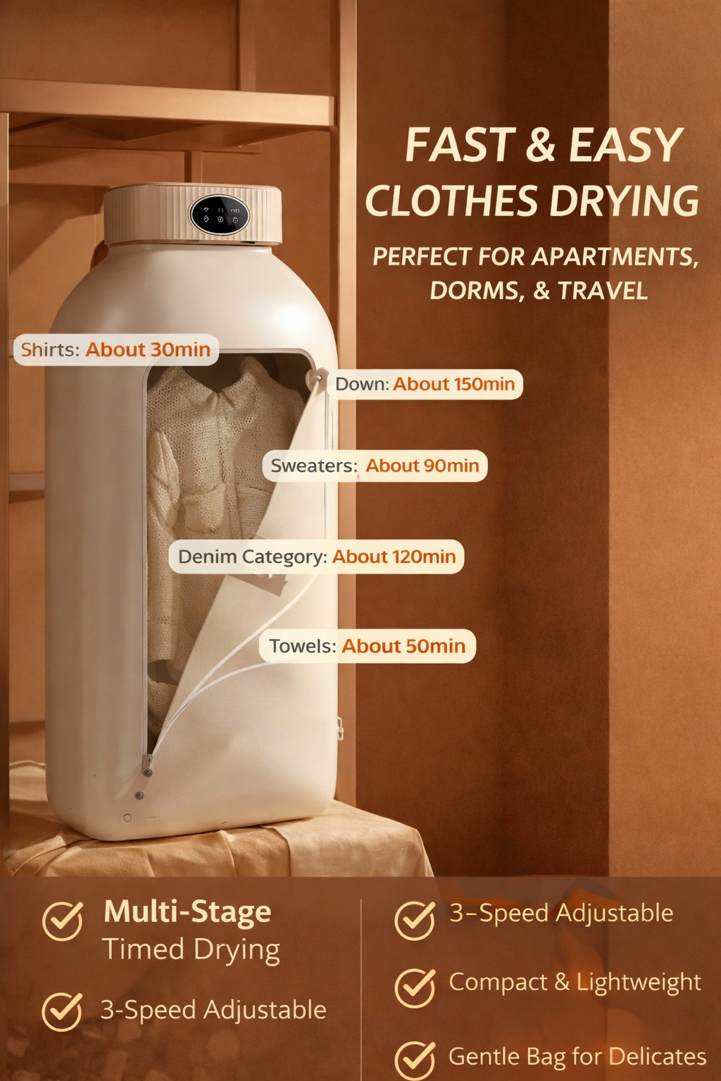 Portable Mini Clothes Dryer