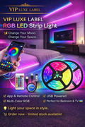 RGB LED Strip Light (USB, Bluetooth)