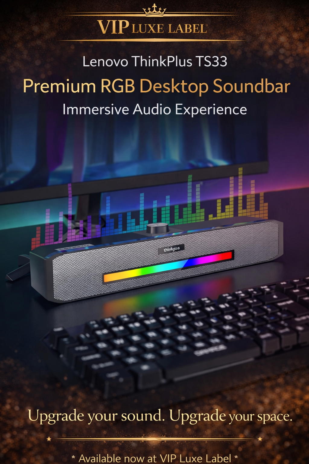 Premium RGB Desktop Soundbar
