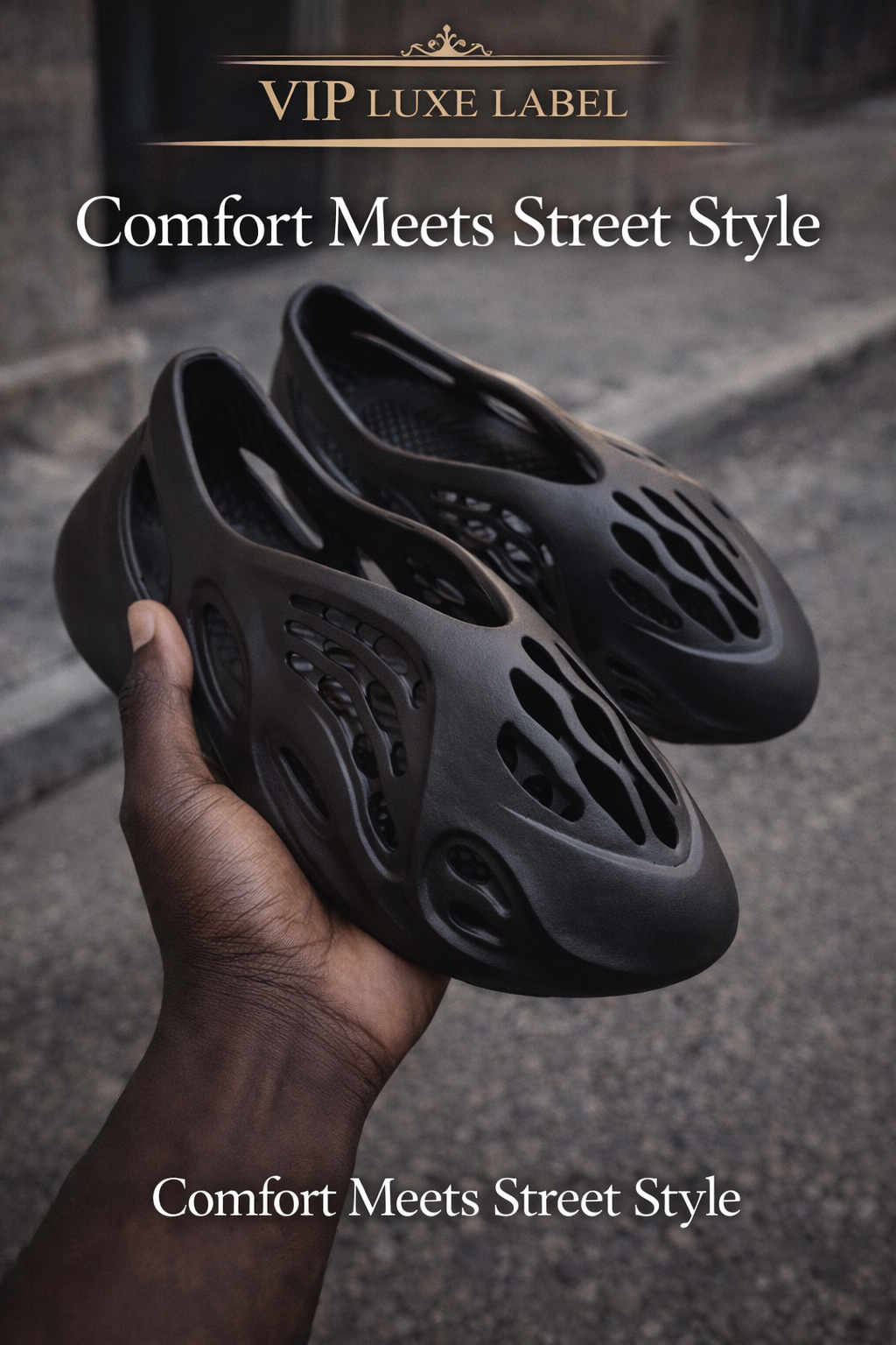 Foam Runner–Style Lightweight Slip-On Shoes